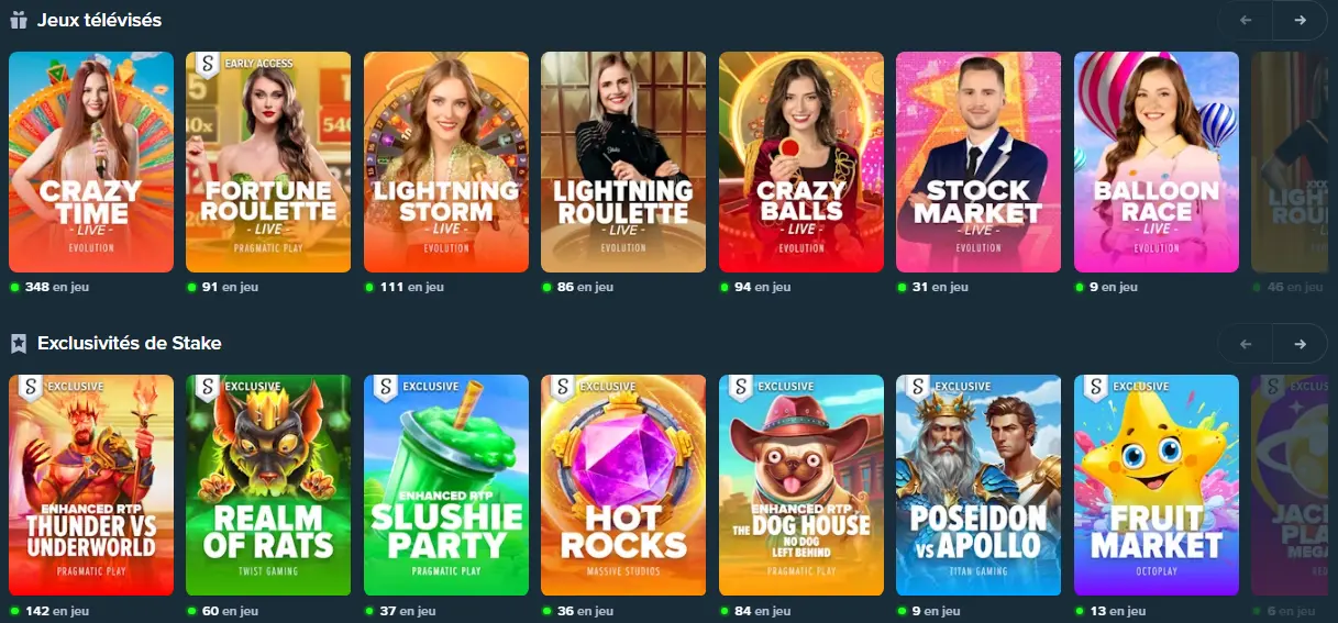 le migliori slot machine di Stake Casino